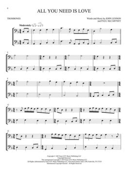 Notes Hal Leonard The Beatles for Two Trombones Notes - 4