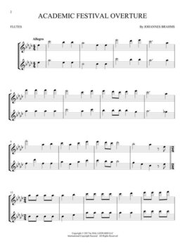 Notes Hal Leonard Classical Themes for Two Flutes Notes - 3