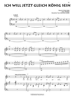 Notes Hal Leonard Der König der Löwen Notes - 4
