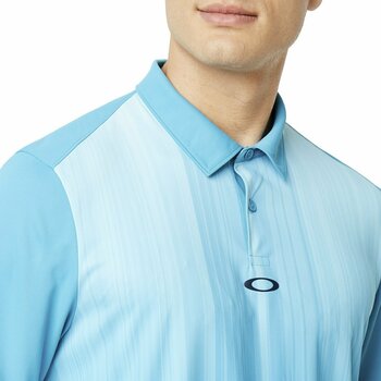 Риза за поло Oakley Infinity Line Stormed Blue XL - 5