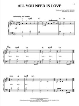 Natos Hal Leonard First 50 Songs by The Beatles Natos - 3