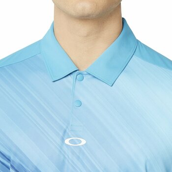 Polo-Shirt Oakley Exploded Ellipse Stormed Blue M - 5