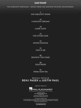 Noty Hal Leonard The Greatest Showman Noty - 2
