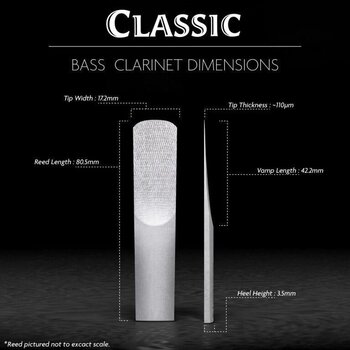 Тръстикова пластинка за кларинет Legere Classic BC3.00 Тръстикова пластинка за кларинет - 2