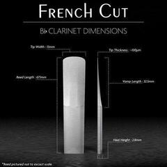 Тръстикова пластинка за кларинет Legere French Cut Bb BBF3.00 Тръстикова пластинка за кларинет - 1