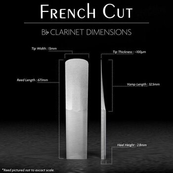 Klarinet reed Legere French Cut Bb BBF3.75 Klarinet reed - 2