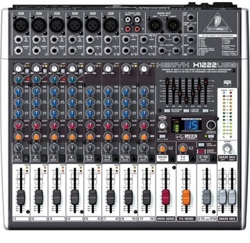 Analogni mix pult Behringer XENYX X 1222 USB Basic SET Analogni mix pult - 2