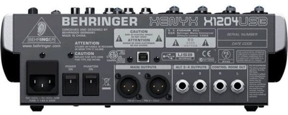 Analogni mix pult Behringer XENYX X 1204 USB Basic SET Analogni mix pult - 4