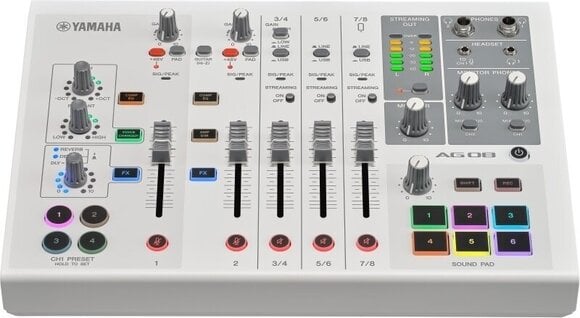 Mikser podcastów Yamaha AG08 Basic SET White Mikser podcastów - 3