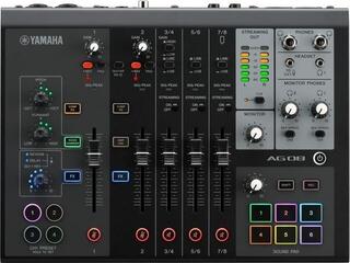 Mikser podcastów Yamaha AG08 Basic SET Black Mikser podcastów - 1