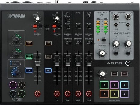 Mikser podcastów Yamaha AG08 Basic SET Black Mikser podcastów - 2