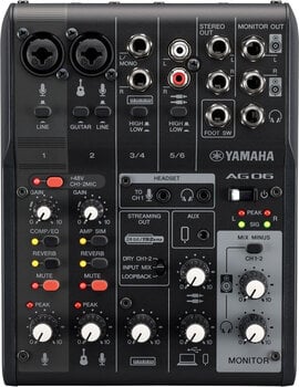 Mikser analogowy Yamaha AG06 MK2 BK Basic SET Mikser analogowy - 2
