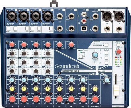 Mixer analog Soundcraft Notepad-12FX Basic SET Mixer analog - 3
