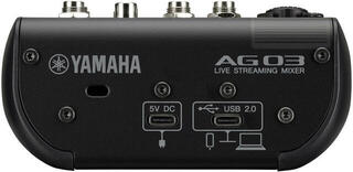 Mikser analogowy Yamaha AG03 MK2 BK Basic SET Mikser analogowy - 3