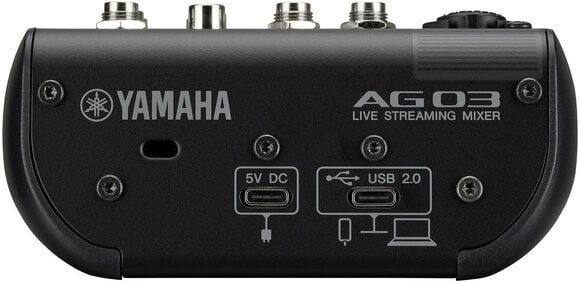 Mikser analogowy Yamaha AG03 MK2 BK Basic SET Mikser analogowy - 4
