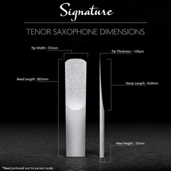 Tenorsaksofonrørblad Legere Signature TSG3.50 Tenorsaksofonrørblad - 2