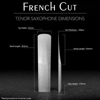 Тръстикова пластинка за тенор саксофон Legere French Cut TSF2.25 Тръстикова пластинка за тенор саксофон - 2