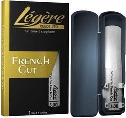 Barytone Saxophone Reed Legere French Cut BSF3.00 Barytone Saxophone Reed - 1