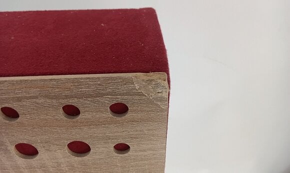 Panel de madera absorbente Mega Acoustic FiberPRO120 AcouSphere Sonoma Oak/Dark Red Panel de madera absorbente (Dañado) - 3