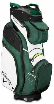 Golftas Callaway Org 14 White/Hunter Green/Neon Yellow Cart Bag 2019 - 2
