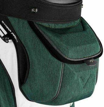 Golf Bag Callaway Org 14 White/Hunter Green/Neon Yellow Cart Bag 2019 - 4