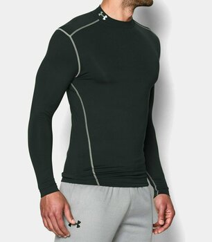 Thermo ondergoed Under Armour ColdGear Compression Mock Black/Steel S - 6