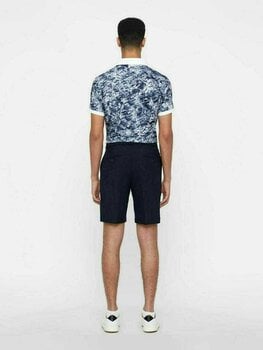 Polo Shirt J.Lindeberg Tour Tech Slim Mens Polo Shirt Blue/Ocean Camou XL - 3