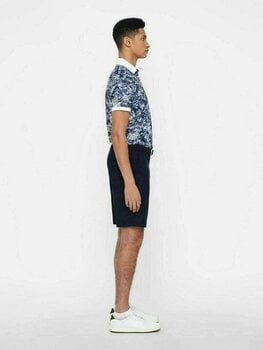 Polo Shirt J.Lindeberg Tour Tech Slim Mens Polo Shirt Blue/Ocean Camou XL - 5