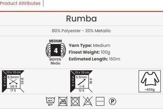 Filati per maglieria Yarn Art Rumba 108 Filati per maglieria - 1