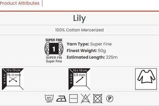 Filati per maglieria Yarn Art Lily 9999 Black Filati per maglieria - 2