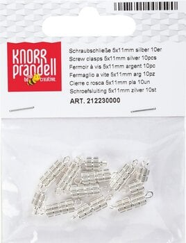 Materjal Knorr Prandell 212230000 Clasp Silver Ø 5 mm 11 mm 10 - 2