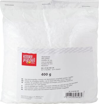 Stearinlysproduksjon Knorr Prandell 218298149 Pelleted Wax 400 g White - 2