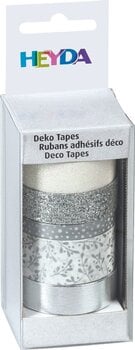 Materiaal Heyda 203584520 Decoratieve tape Silver Effect Mix 1 - 2