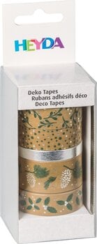 Matériau Heyda 203584530 Ruban décoratif Green/Silver Natural 1 - 2