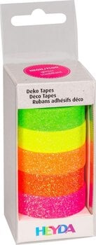 Materiál Heyda 203584536 Dekoratívna páska Glitter Neon Neon Rainbow 5 - 2