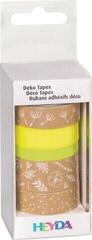 Materiaal Heyda 203584555 Decoratieve tape Green/Natural Natural Leaves 1 - 1