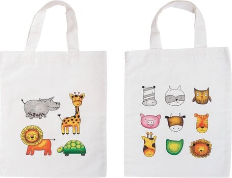 Pomůcka Knorr Prandell 212305450 Children's Bag Set White 250×300 mm Animals & Zoo - 3