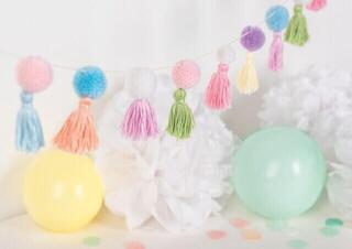 Material Knorr Prandell 212681111 Pom Poms Pastel 30 - 5