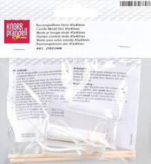 Παραγωγή κεριών Knorr Prandell 218312449 Candle Mould 40×45×40 mm Transparent - 1