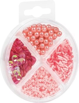 Мъниста Knorr Prandell Bead and Sequin Mix Pink 30 g - 2