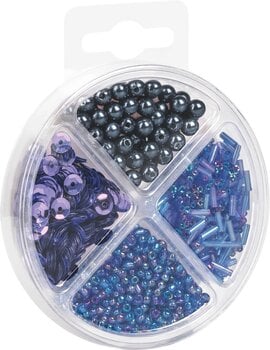 Мъниста Knorr Prandell Bead and Sequin Mix Light Blue 30 g - 2