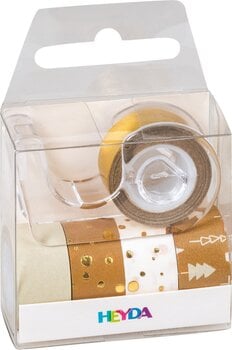 Matériau Heyda 203584538 Ruban décoratif Natural/Gold 1 - 2
