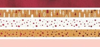 Материал Heyda 203584540 Декоративна лента Red/Natural 1 - 2