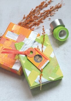 Материал Heyda 203584573 Декоративна лента Orange/Neon red 1 - 6