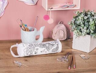Tool Knorr Prandell 212305481 Soft Pencil Case White 220×60 mm Mermaid - 3