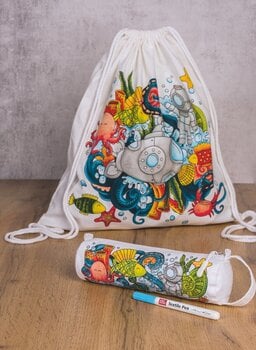 Pomůcka Knorr Prandell 212305482 Měkký penál White 220×60 mm Seaworld - 4