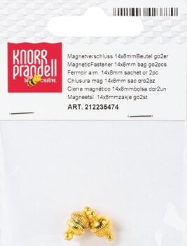 Matériau Knorr Prandell 212235474 Fermoir / Agrafe Gold 14×8 mm 2 - 2