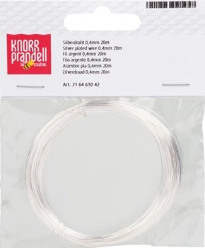 Materiaal Knorr Prandell 216461042 Draden Silver Ø 0,4 mm × 20 m 1 - 2