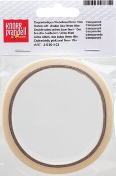 Material Knorr Prandell 217901103 Self-adhesive strips Transparent 9mm x 10m 1 - 2