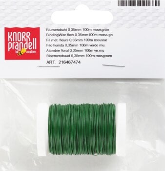 Materiál Knorr Prandell 216467474 Dráty Moss Green Ø 0,35 mm × 100 m 1 - 2